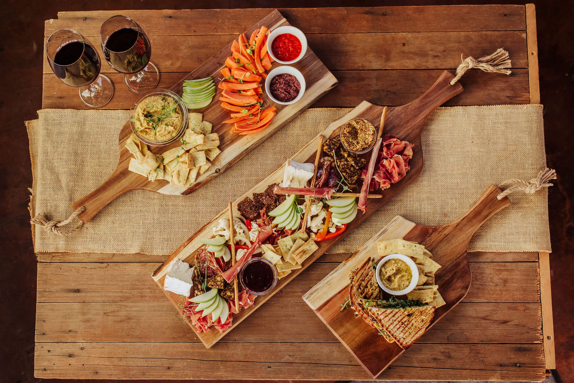 Premium Acacia Wood Charcuterie Board Set - 3 Sizes (18