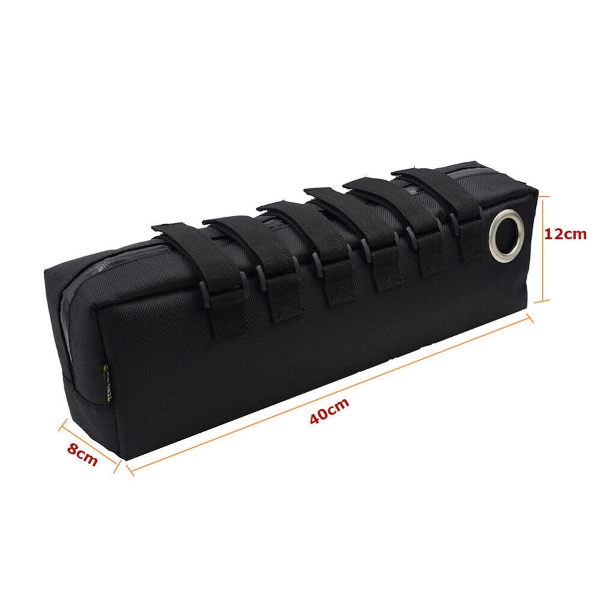 Waterproof Electric Bike Battery Storage Bag - Durable E-Bike Accessory Case for Secure & Dry Riding - Perfect for Commuting, Mountain Biking & Outdoor Adventures (Black)
