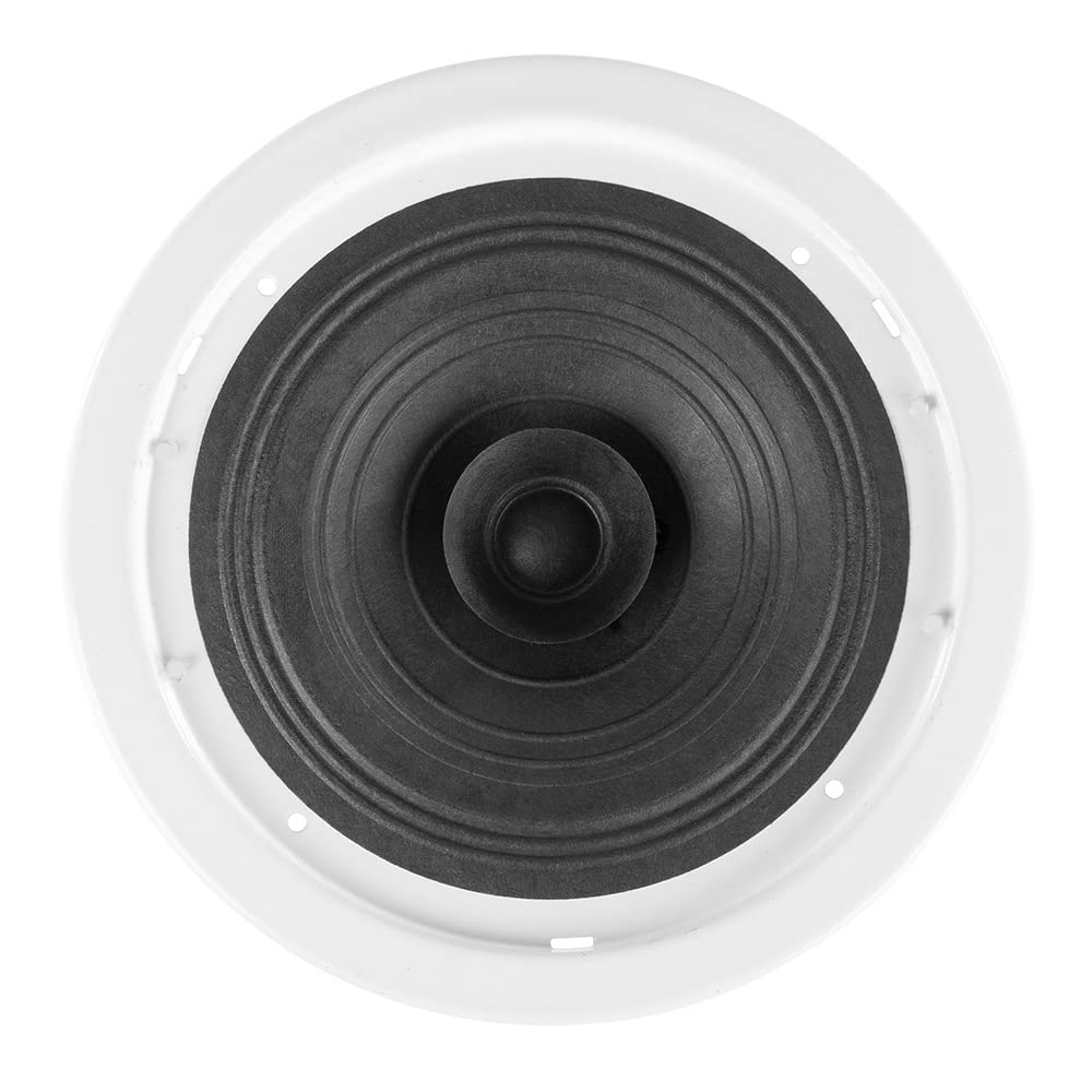 Power Dynamics 2-Zone Bluetooth Ceiling Speaker System - 4x 5-Inch In-Ceiling Speakers & 2x BTW30 Wall Amplifiers with FM Radio & USB Playback - Perfect for Whole Home Audio, Background Music & Multi-Room Entertainment