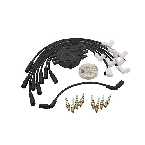High-Performance Ignition Distributor Cap, Rotor, Spark Plug & Wire Kit - TST3 by Accel for Enhanced Engine Power & Smooth Acceleration - Ideal for Car Racing, Off-Roading & Engine Upgrades