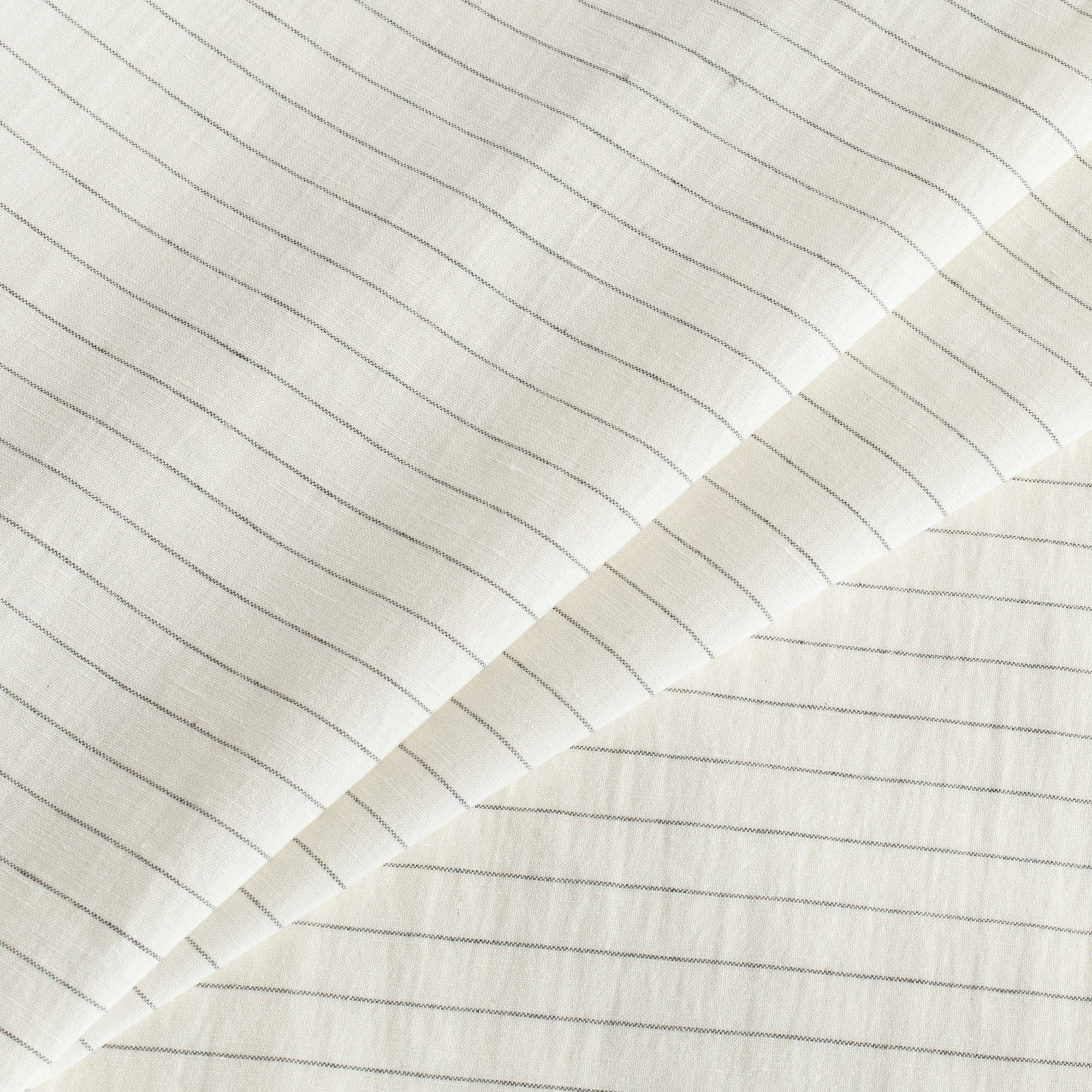 Premium Hudson Stripe Fabric - Soft & Durable Charcoal Gray Upholstery Material for Sofa, Curtains & Home Decor Projects