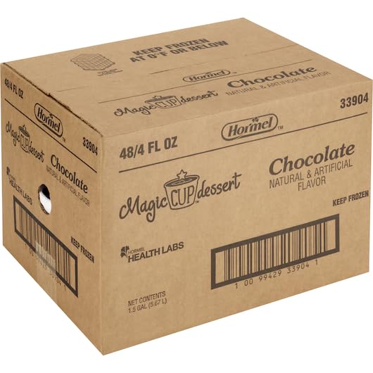 Magic Cup Fortified Nutrition Chocolate Snack - 4oz (48 Count Case) | High Protein Energy Boost for Kids & Adults | Perfect for School Lunches, Office Snacks & On-the-Go Nutrition