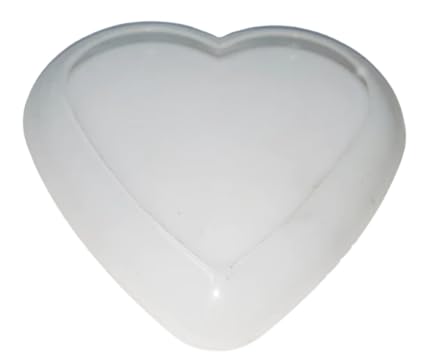 Premium 5-Inch Heart Silicone Mold for Resin Jewelry, Epoxy Crafts, Candle Making - DIY Home Decor, Desk Organizer & Wall Art Gift Idea