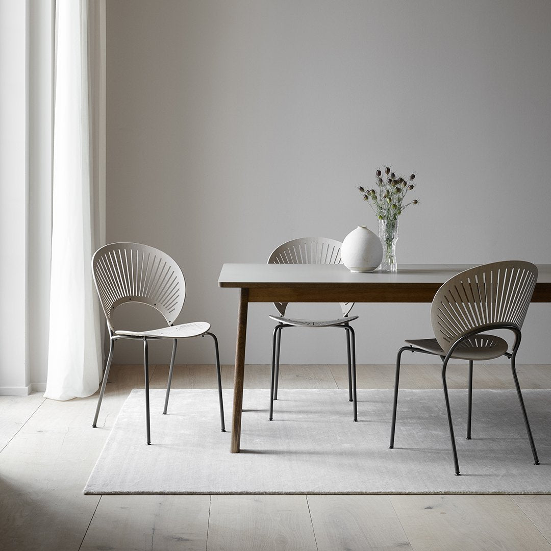 Ana Modern Dining Table - Solid Wood Kitchen Table for 6 - Perfect for Family Dinners & Entertaining Guests
