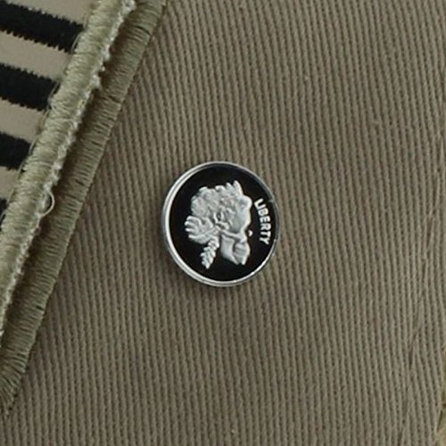 1 Gram .999 Pure Silver Lapel Pin, Hat Pin, Tie Tack - Elegant Accessory for Suits, Hats & Formal Attire