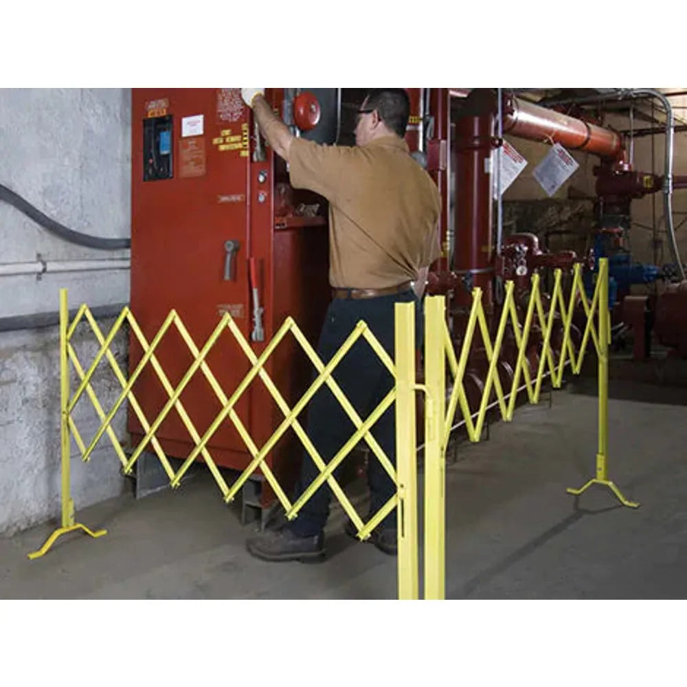 Heavy Duty Portable Aisle Security Gates - Adjustable Safety Barrier for Retail, Warehouse & Home Use - Perfect for Crowd Control and Child Safety