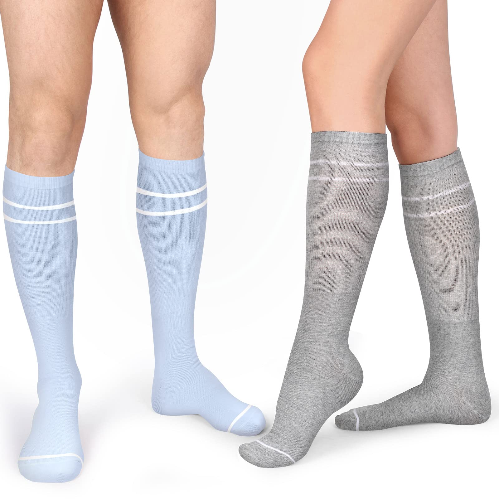Yaomiao 6 Pairs Maternity Compression Socks 20-30 mmHg - Circulation Support Socks for Women During Pregnancy - Best for Swelling Relief, Varicose Veins & Long Flights