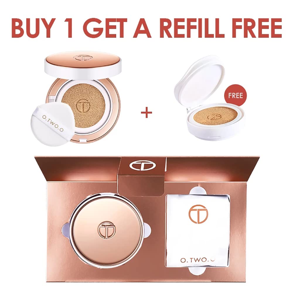 **Air Cushion BB Cream CC Cream - Moisturizing Concealer & Bright Makeup Base - Long-Lasting Foundation with Puff (Shade 01) - Perfect for Daily Wear & Flawless Coverage**
