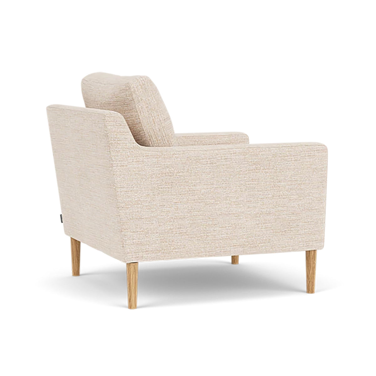 Astha Fabric Armchair - Modern Upholstered Accent Chair for Living Room, Bedroom & Office - Comfortable Lounge Chair with Soft Fabric & Sturdy Frame