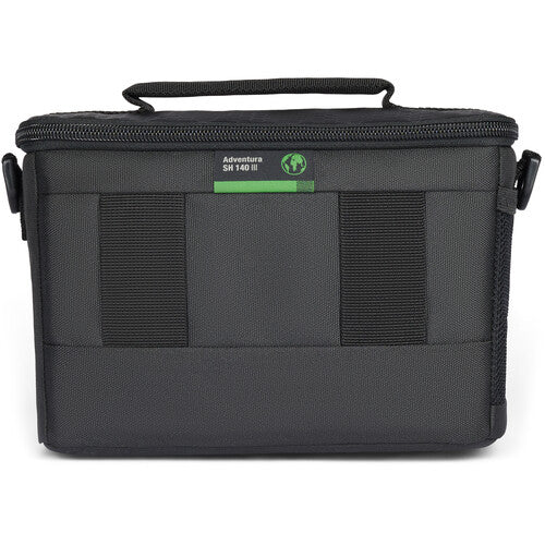 Lowepro Adventura SH 140 III Camera Shoulder Bag - Compact DSLR/SLR/Mirrorless Camera Case with Padded Protection (Black) - Perfect for Travel, Hiking & Everyday Photography