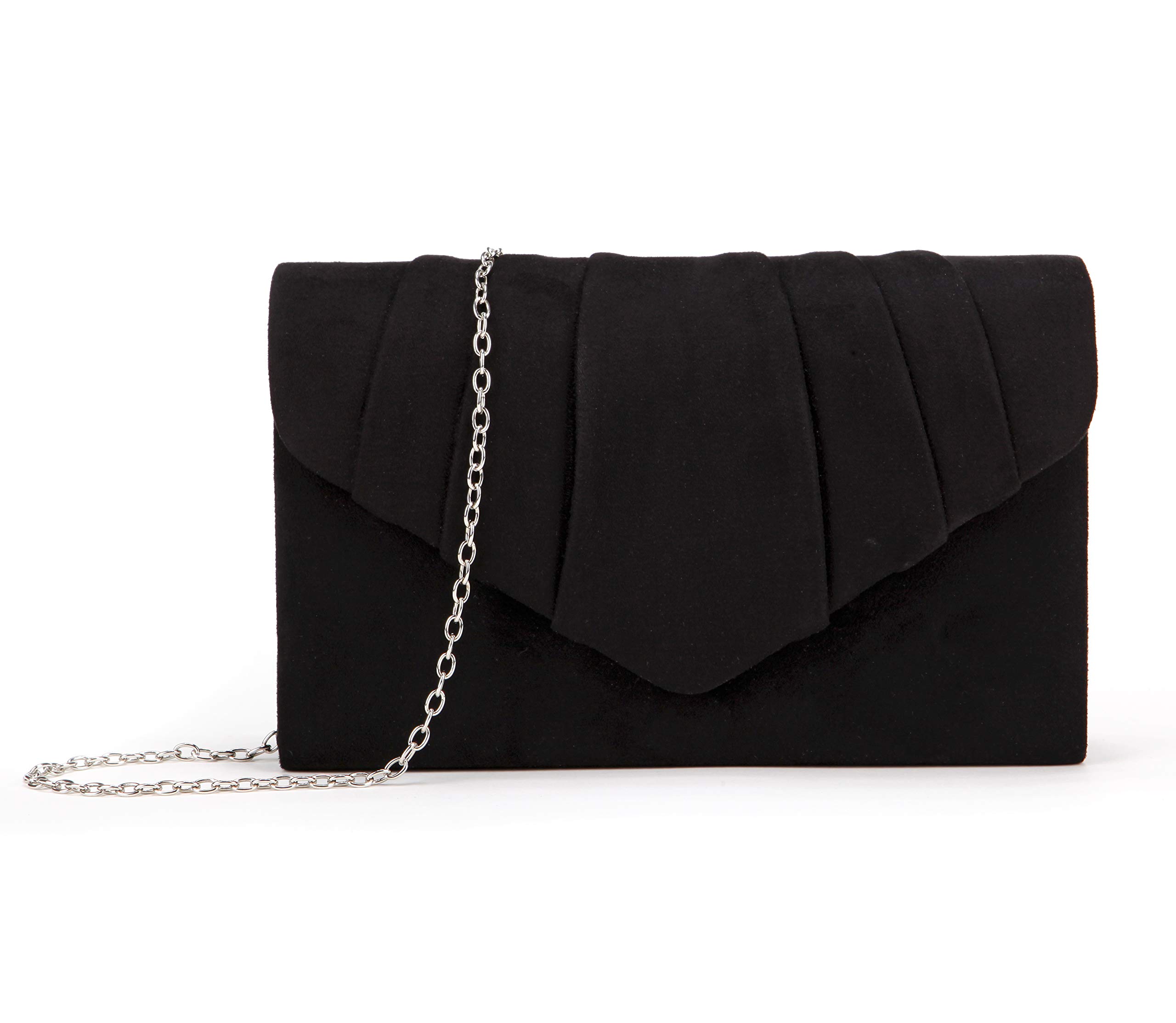 Elegant Velvet Evening Clutch Purse for Women - Nodykka Envelope Crossbody Shoulder Bag for Wedding, Party & Special Occasions | Perfect as Bridal Accessory or Formal Event Handbag