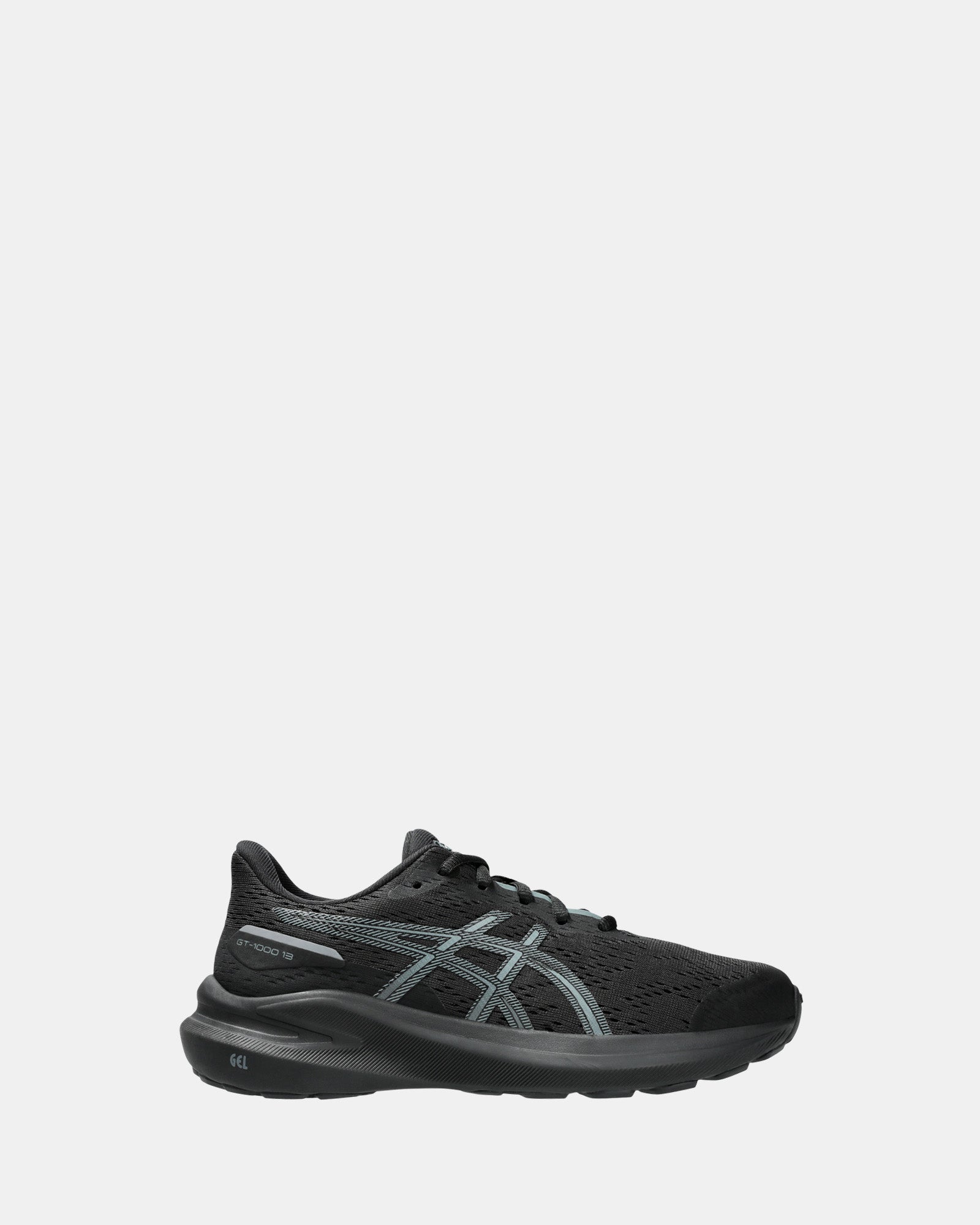 Nike GT 1000 13 Black Grade School Running Shoes - Black/Steel Grey - Perfect for School Sports & Daily Training