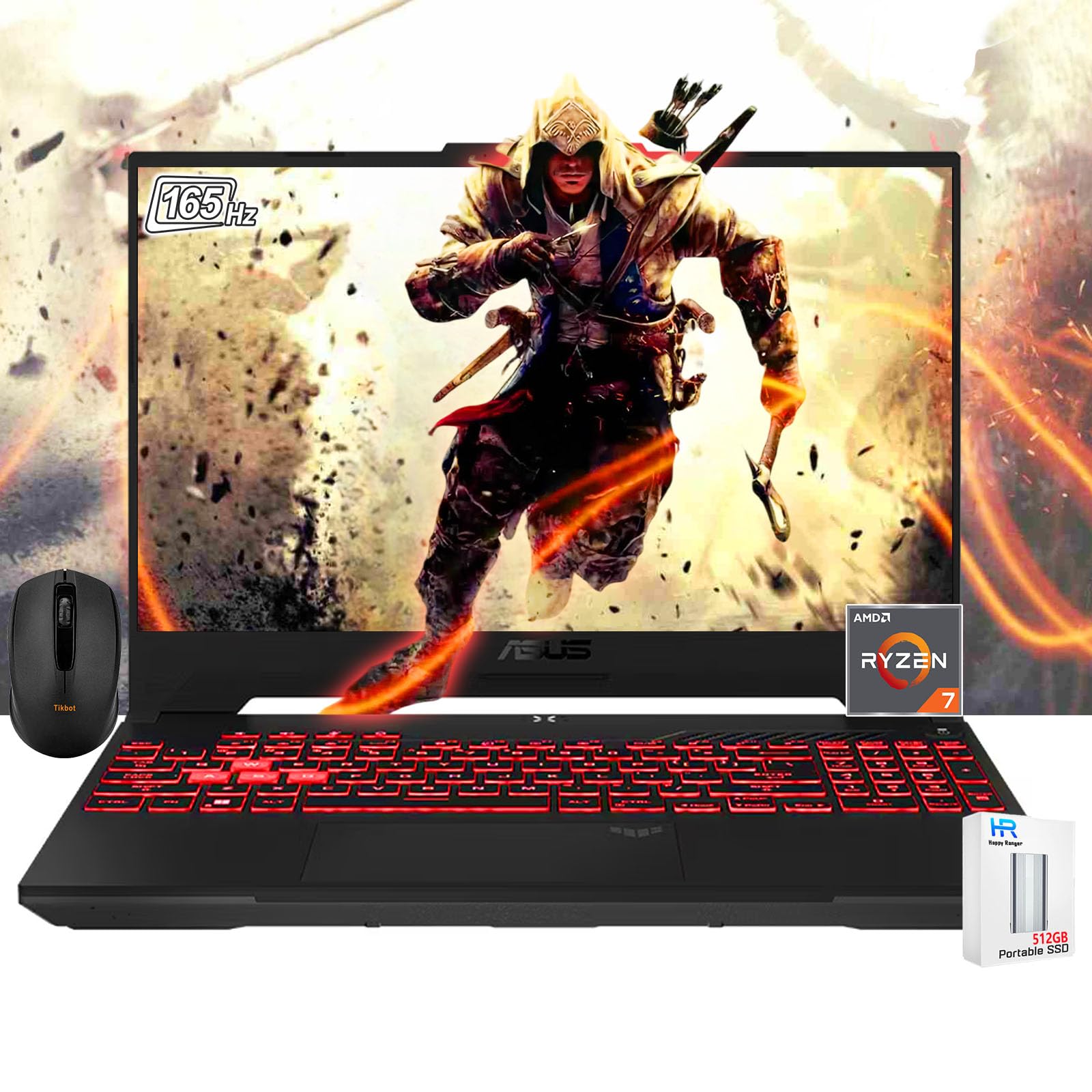 ASUS TUF A16 Gaming Laptop - AMD Ryzen 7 7735HS (Beats i7-12650H) | 16