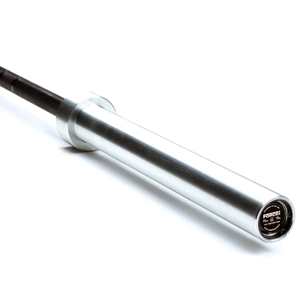 Force USA 15kg Freedom Barbell - Olympic Weight Bar for Home Gym & CrossFit Training - Perfect for Strength Training, Powerlifting & Fitness Workouts