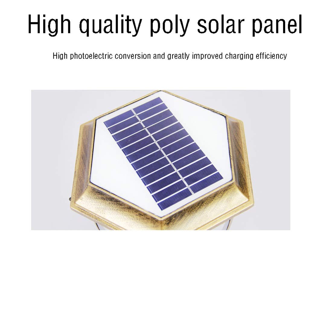 Dusk-to-Dawn Solar Powered Outdoor Wall Lights - Waterproof Bronze Wall Lamp for Home, Porch, Garden & Patio - Perfect for Pathway Lighting & Backyard Security