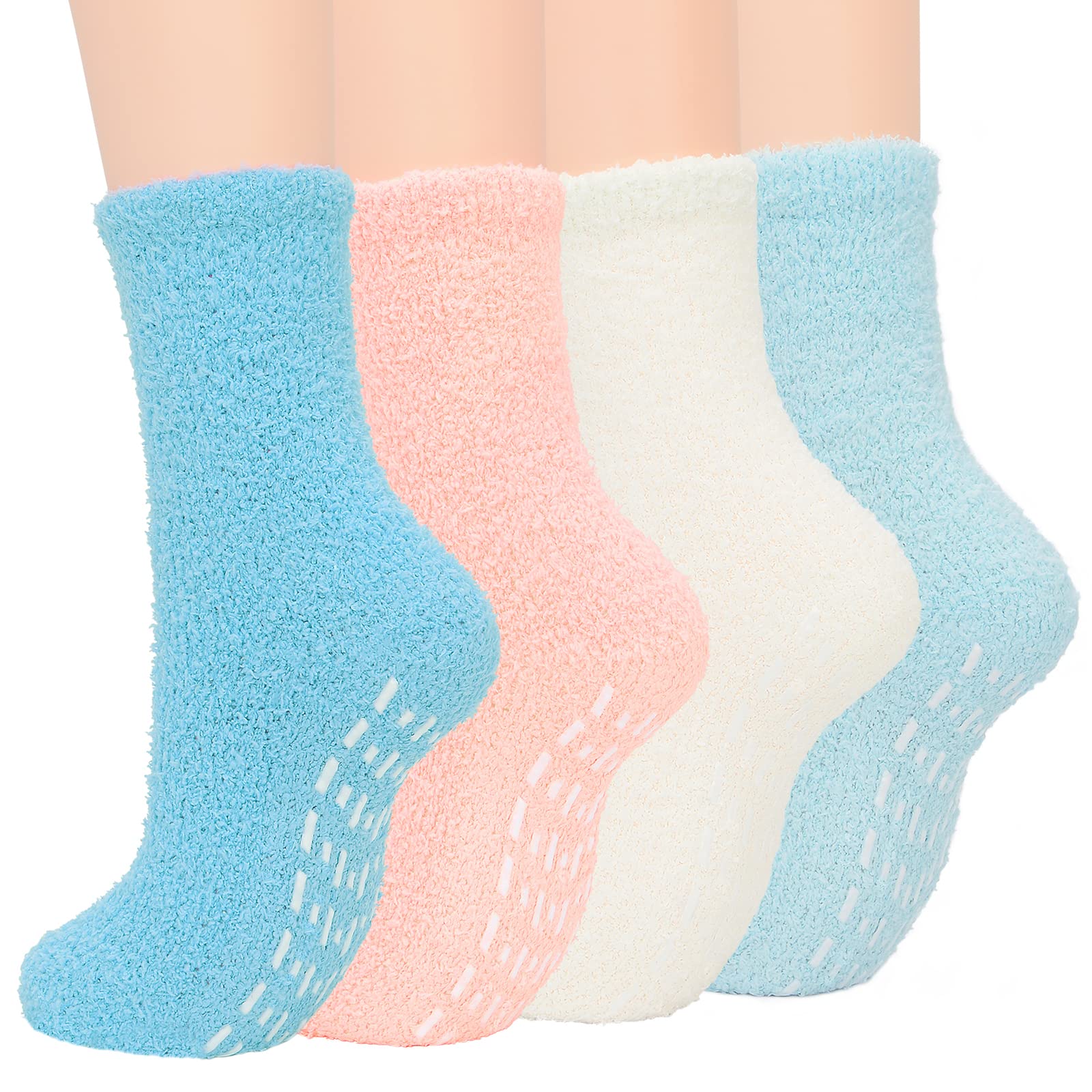 Women's Winter Socks - Ultra Soft Fleece Fuzzy Socks for Sleeping, Athletic & Warm Cozy Wear - Plush Thermal Socks for Cold Weather, Lounging & Home Comfort