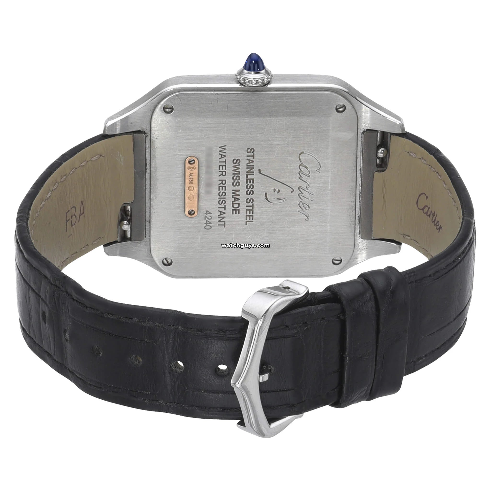 Cartier Santos Dumont Large Men's Watch W2SA0011 - Luxury Stainless Steel Timepiece for Business & Formal Occasions