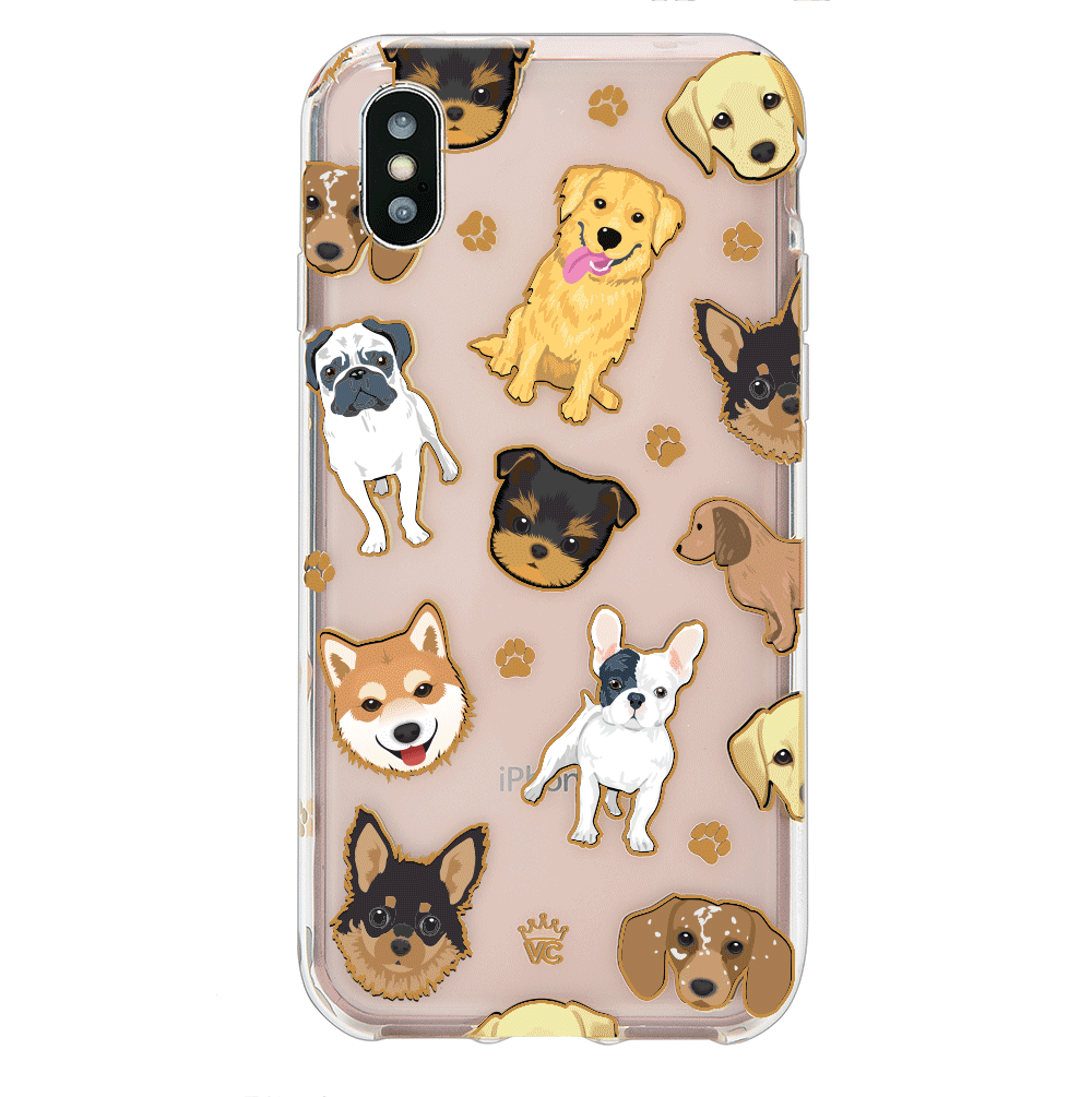 Clear iPhone Case for Dogs - Durable Scratch-Resistant Pet-Themed Phone Cover - Perfect for Dog Lovers & Pet Owners at Home, Work or Outdoor Adventures