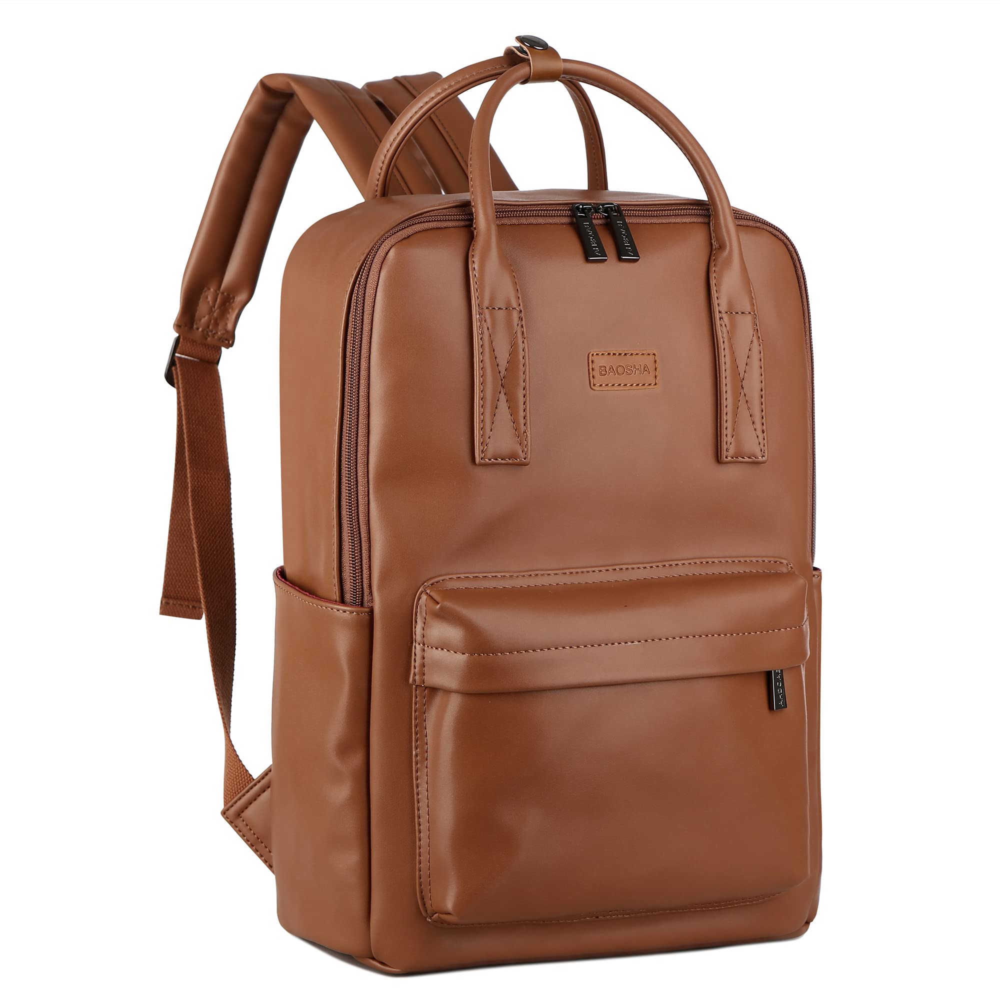 Stylish Leather Backpack for Women - Travel, School & College Backpack Purse - Cute Small Design for Girls (Brown) | Perfect for Daily Commute, Campus Life & Weekend Getaways