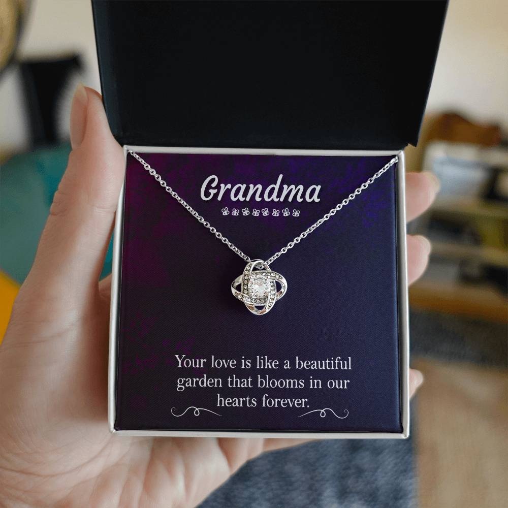 Elegant Jewelry Gifts for Grandma - Sterling Silver Necklace with Heart Pendant | Perfect Birthday, Mother's Day & Christmas Gift for Grandmother | Ideal for Special Occasions & Family Gatherings