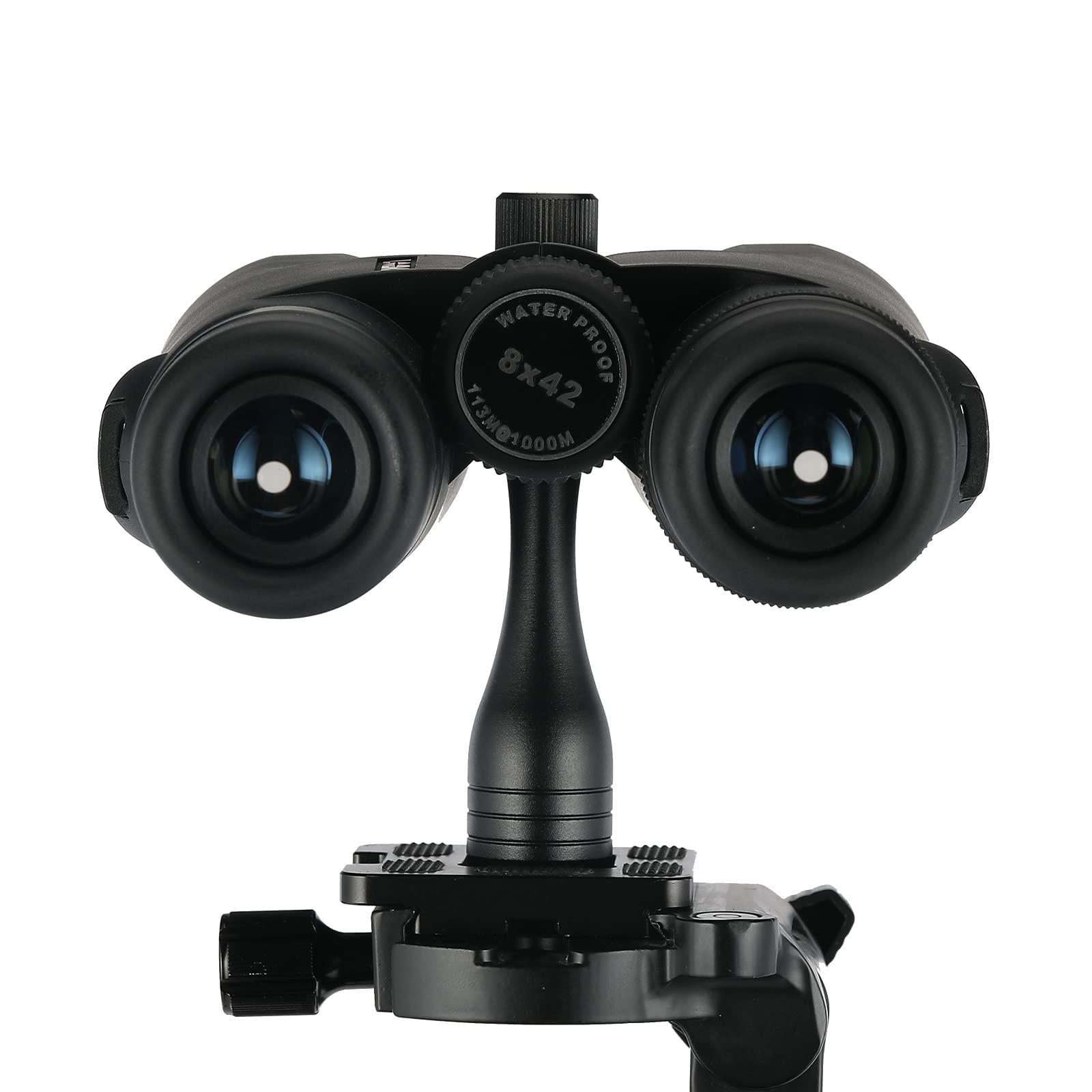Universal Binocular Tripod Adapter - 1/4-20 Thread Quick Detachable Mount for Porro & Roof Binoculars | Durable Aluminum Accessory | Perfect for Bird Watching, Hunting & Stargazing