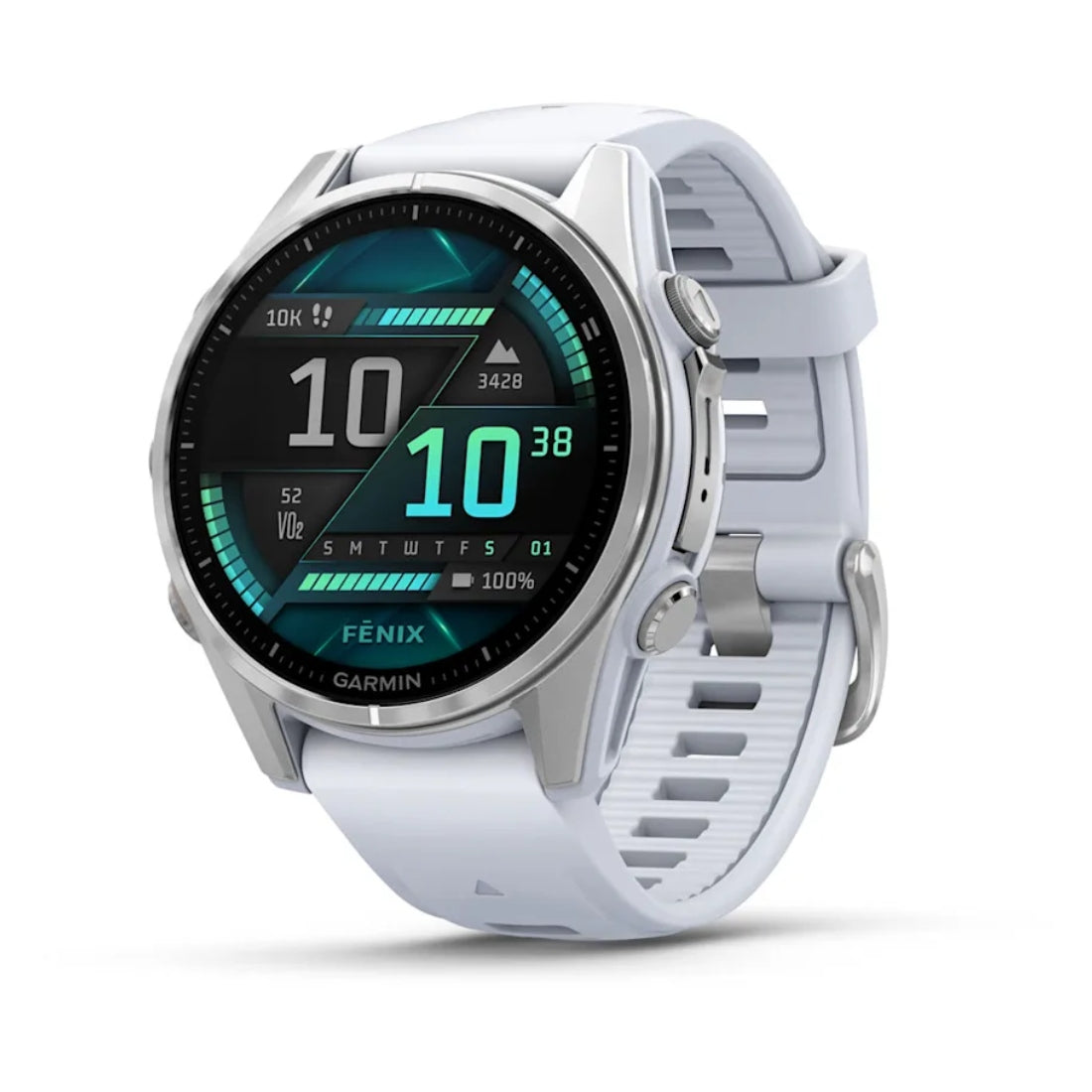 Fenix 8 43mm AMOLED Smartwatch - White | GPS, Heart Rate Monitor, Fitness Tracker | Perfect for Running, Hiking & Outdoor Adventures