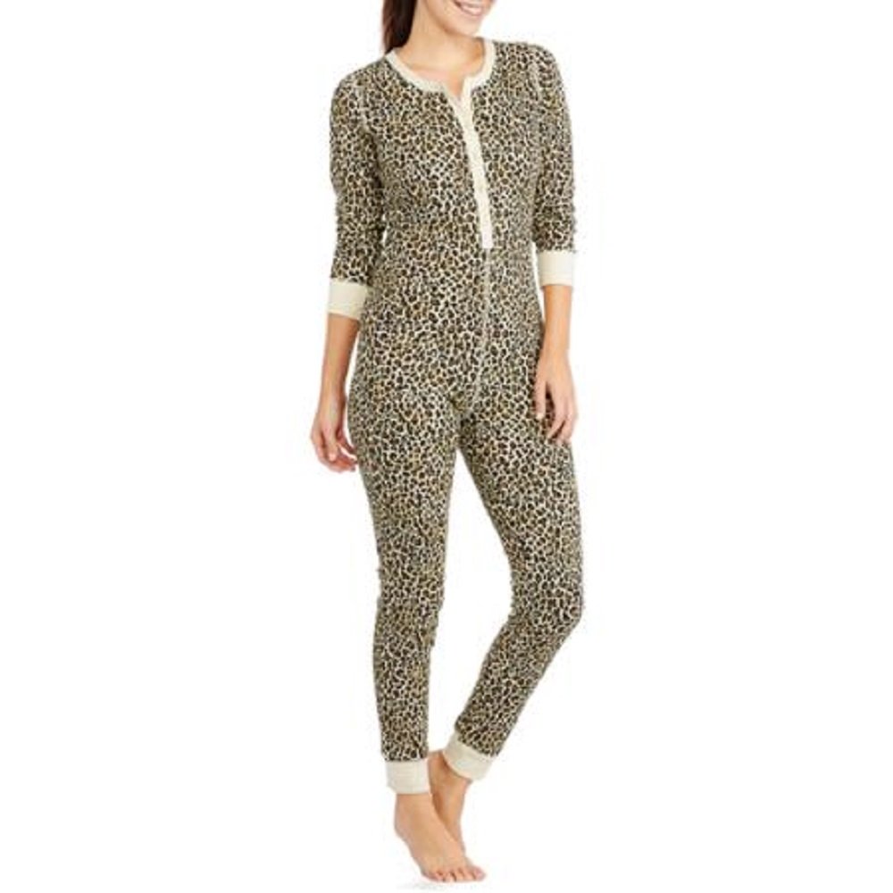 Fruit of the Loom Women's Waffle Thermal Union Suit - Cozy Long Underwear for Winter, Cold Weather & Layering | Perfect for Outdoor Activities, Camping & Snow Sports