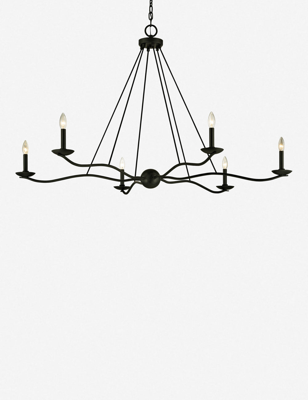 Atherton Chandelier - Elegant Crystal Ceiling Light Fixture for Dining Room, Living Room & Bedroom | Perfect for Home Decor & Interior Design