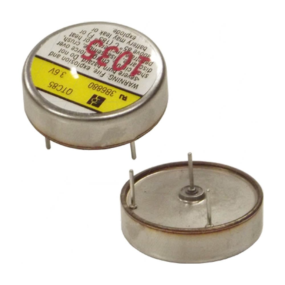 3B6880 QTC85 PC Series Low Rate Lithium Thionyl Chloride Wafer Cell - Long Life Battery for Industrial IoT, Medical Devices & Emergency Equipment