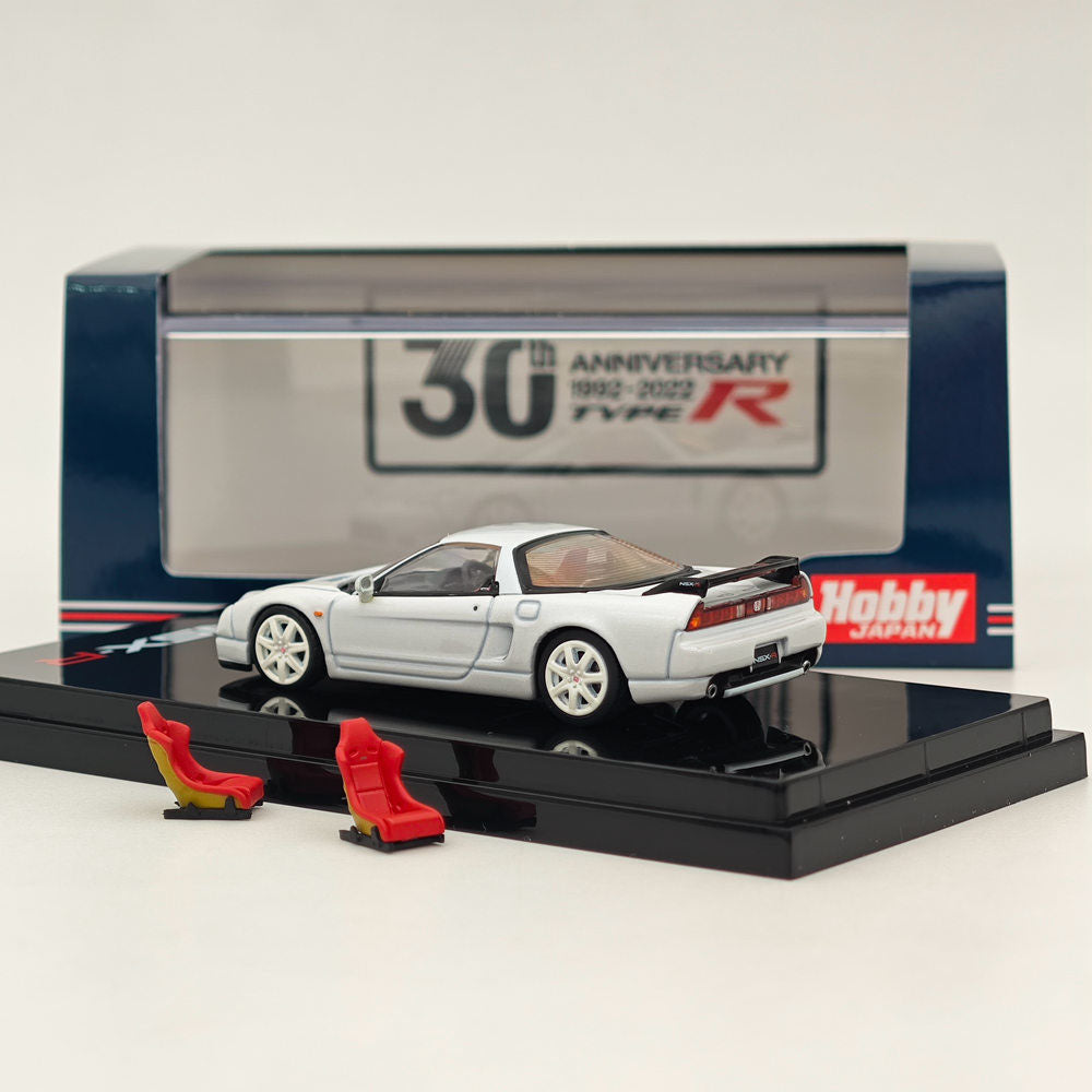 1:64 Scale Honda NSX R (NA2) Diecast Model Car - White Limited Edition with Genuine Seats | Japanese Hobby Collectible for Display, Racing Enthusiasts & Car Lovers
