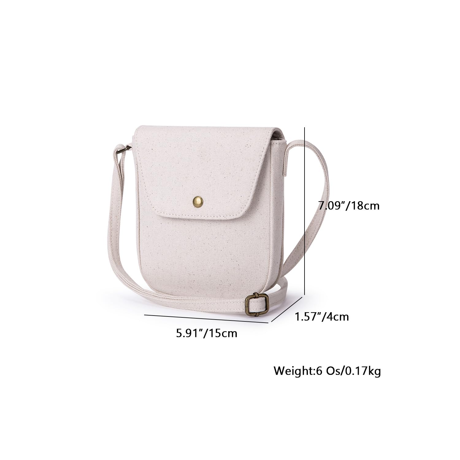 Stylish Square Crossbody Bag for Women - Small Flapover Satchel Purse with Adjustable Strap - Perfect for Everyday Use, Travel & Shopping