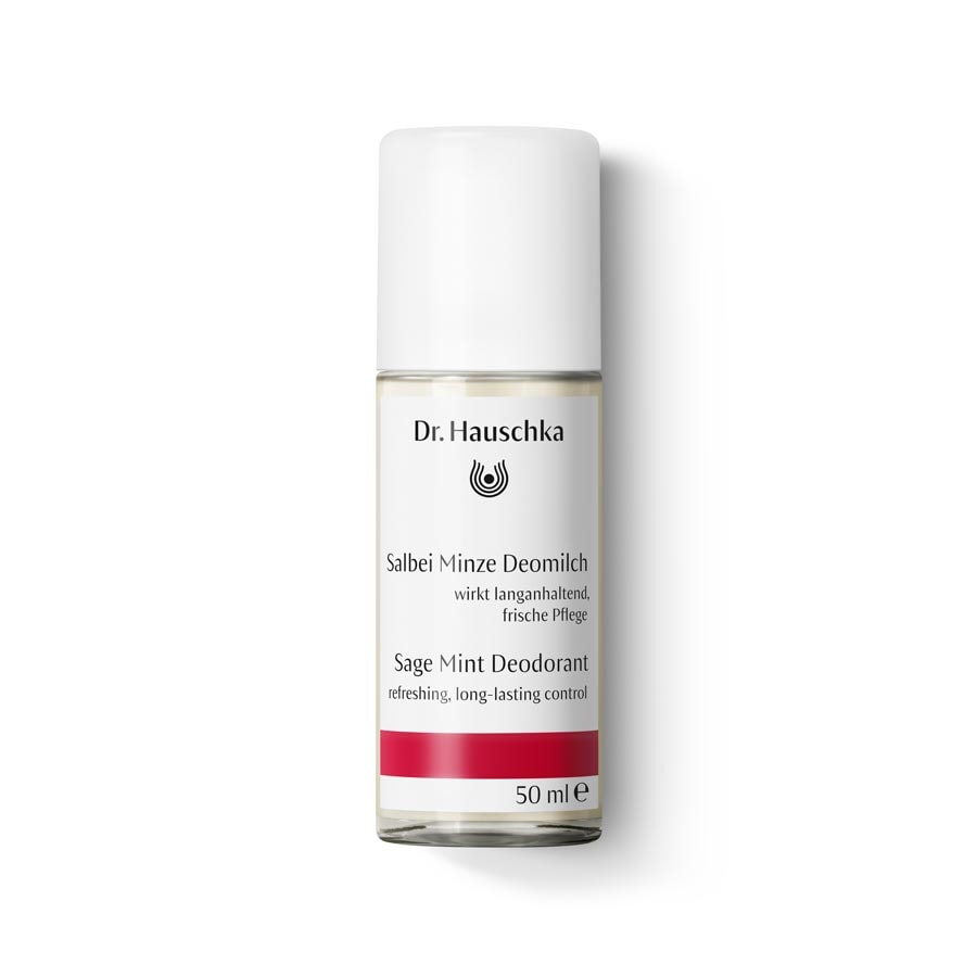Dr. Hauschka Sage Mint Deodorant Roll-On for Women & Men - Natural & Aluminum-Free - Long-Lasting Freshness for Daily Use & Active Lifestyle