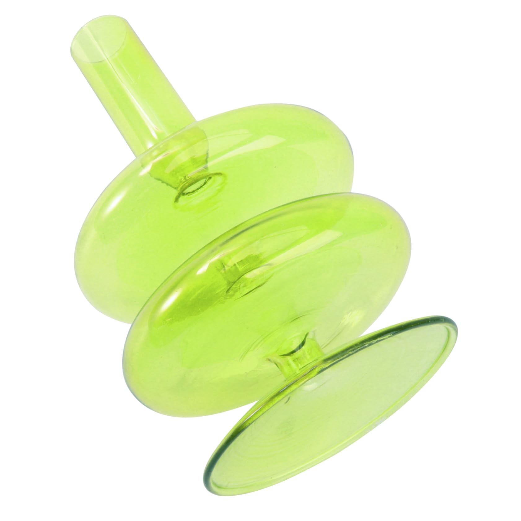 ABOOFAN 6.4 Inch Glass Candle Holders - Elegant Pillar & Taper Candlestick Holder for Home Decor, Wedding Centerpieces & Dining Table Decorations (Green) | Perfect for Romantic Dinners, Holiday Decor & Special Occasions