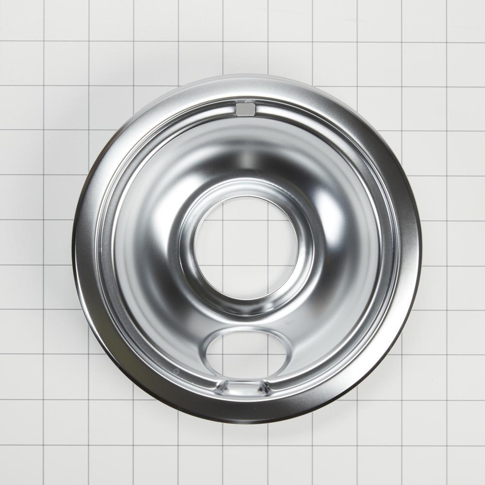 Amana W10278125 Round Electric Range Burner Drip Bowls - Replacement Parts for Stove Top Drip Pans - Perfect for Kitchen Appliance Maintenance & Cleaning