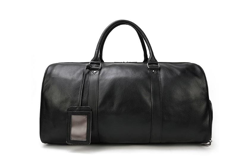 Premium Men's & Women's Leather Weekender Bag - Durable Duffel Luggage for Travel, Gym & Weekend Getaways