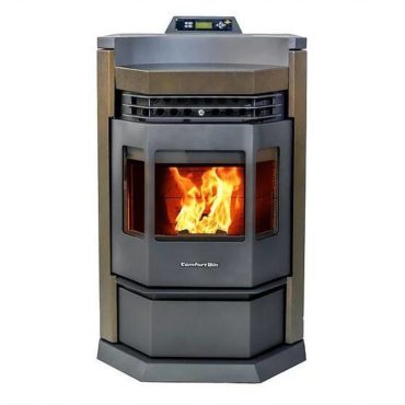ComfortBilt HP22N Pellet Stove - Efficient Heating, Brown Finish - Perfect for Home, Cabin & RV Use