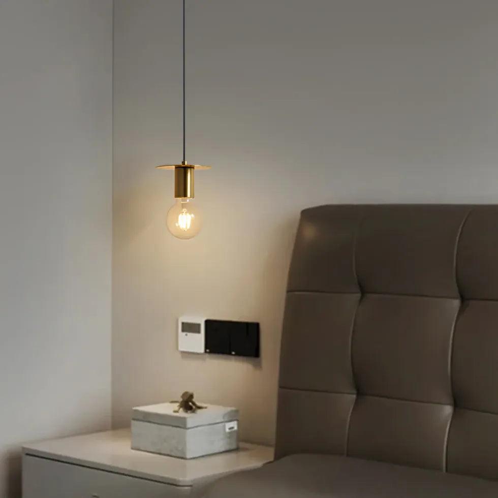 Modern Minimalist Tapered Cone LED Pendant Light - Sleek Hanging Fixture for Dining Room, Kitchen Island, or Bedroom Lighting