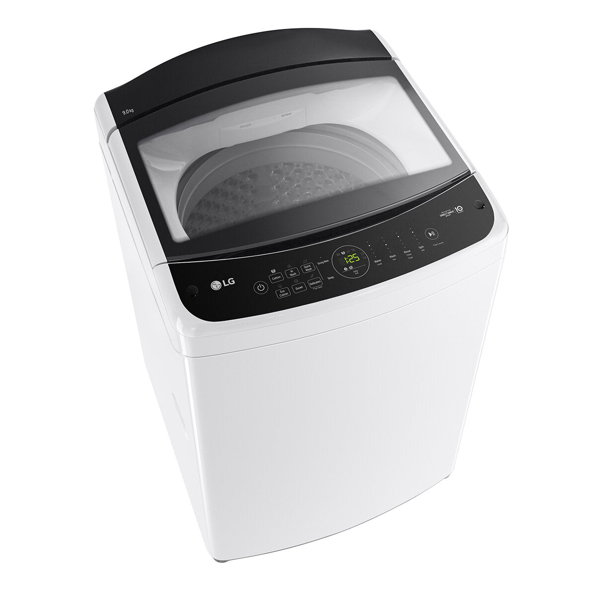 LG Series 3 9kg Top Load Washing Machine - Energy Efficient, Large Capacity (White, Model WTL3 09W) - Perfect for Small Families & Apartments