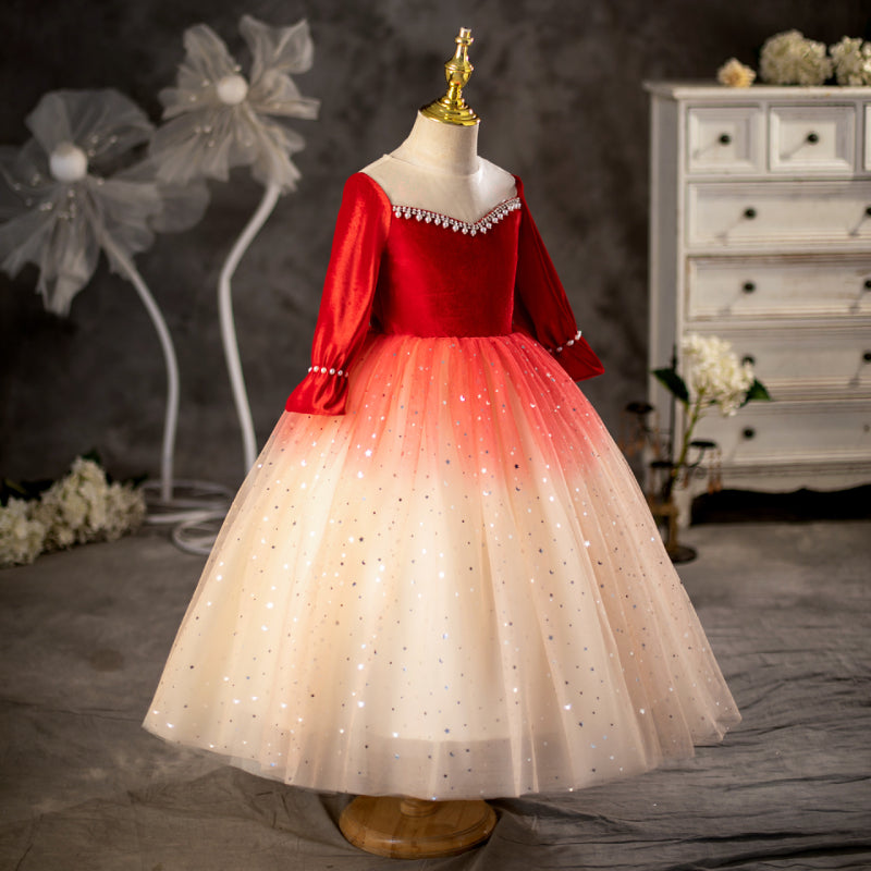 Sparkly Sequin Princess Dress for Baby Girls - Toddler Birthday Party Outfit | Perfect for Birthday Celebrations, Photo Shoots & Special Occasions