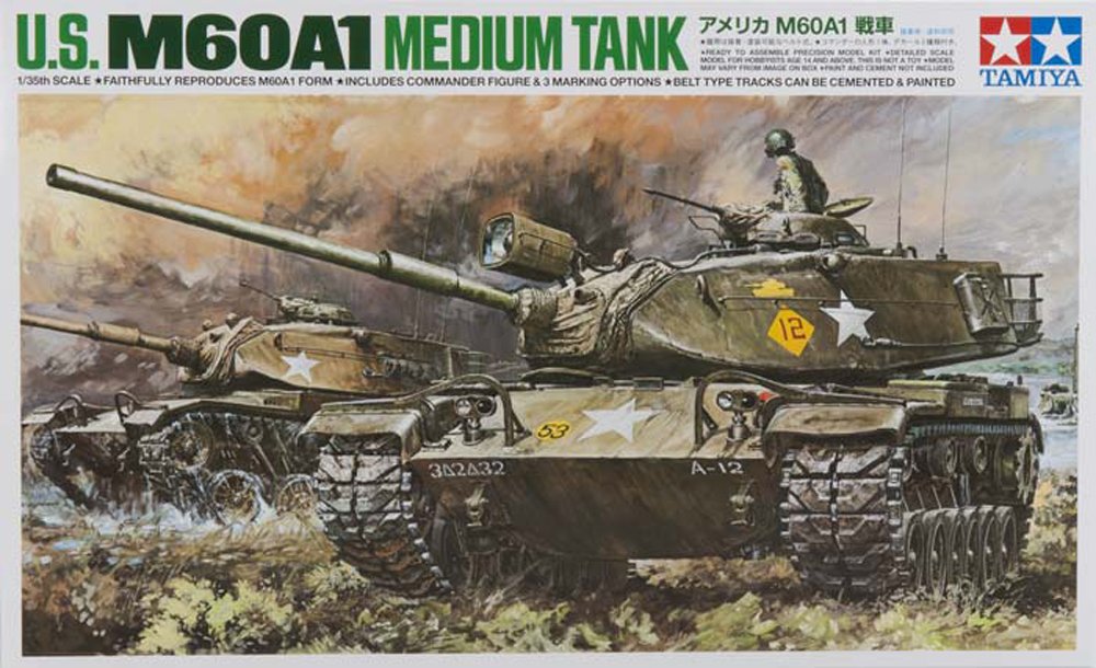 1/35 Scale US Army M60A1 Tank Model Kit - Limited Series 25166 - Perfect for Military Collectors & Model Builders