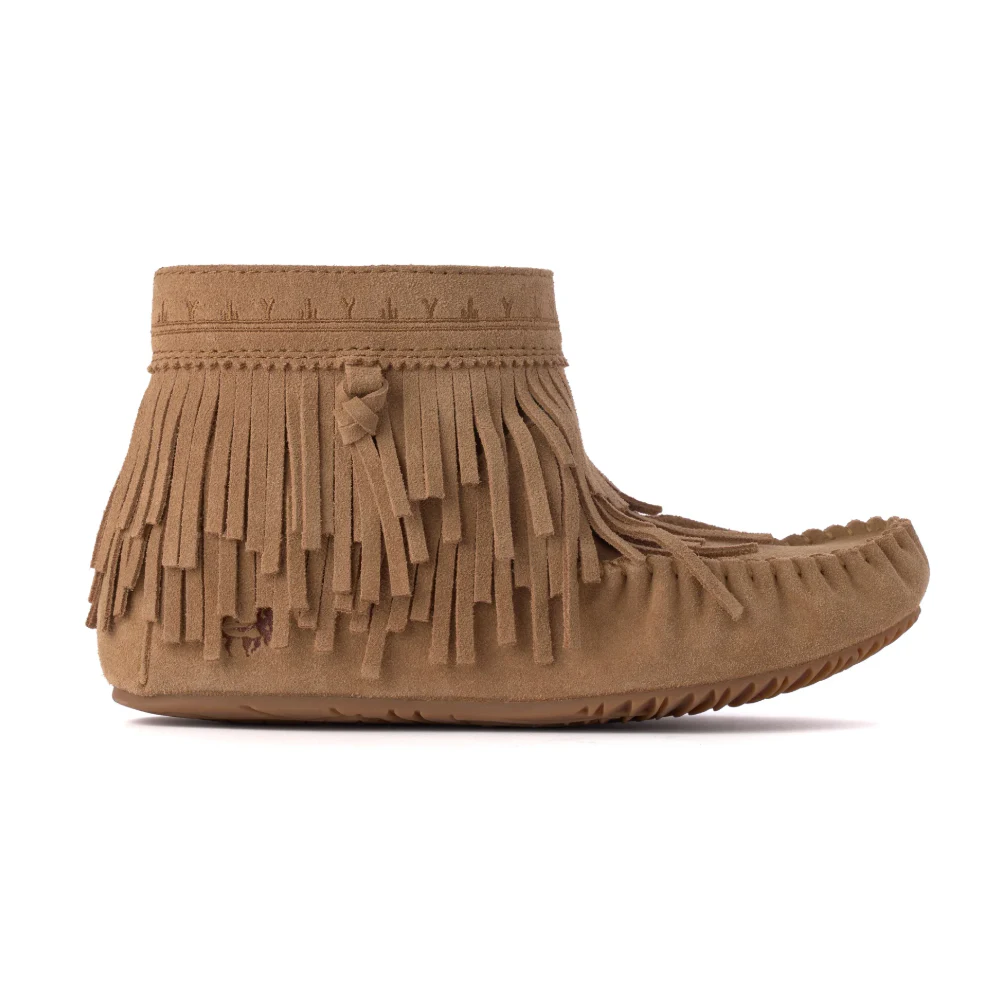Women's Suede Ankle Boots - Soft Leather Moccasin Style Dancer Boots for Casual Wear, Dancing & Everyday Comfort