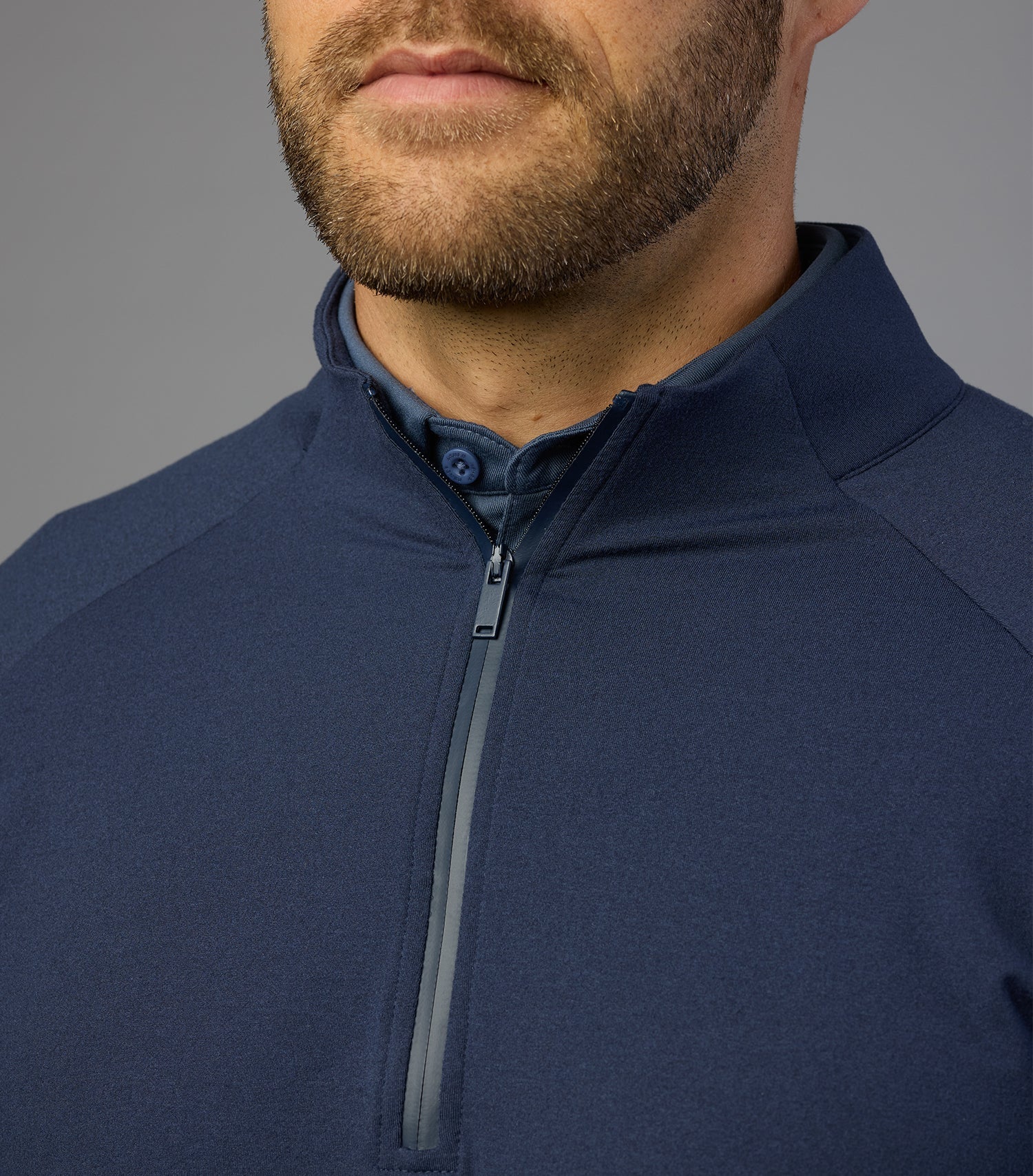 ASHER Performance Quarter Zip Pullover - Lightweight Athletic Top for Men - Perfect for Running, Hiking & Outdoor Activities