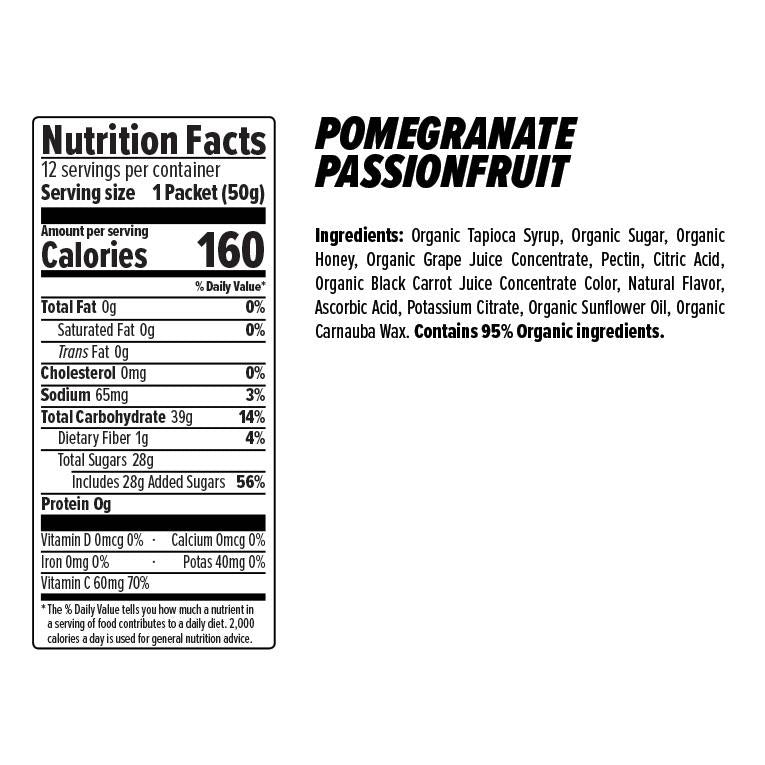 Delicious Pomegranate Passionfruit Chewy Candy - Sweet & Tangy Fruit Flavored Snacks for Parties, Gifts & On-the-Go Treats