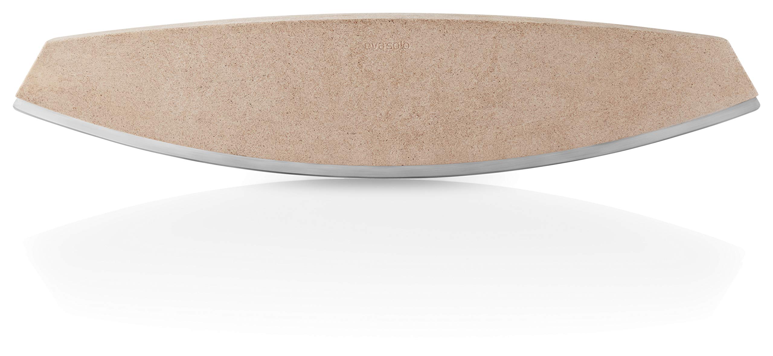 Premium Eva Solo Nordic Kitchen Pizza Knife & Herb Cutter - Stainless Steel Mezzaluna for Perfect Slicing - Ideal for Pizza, Herbs, Vegetables & Charcuterie Boards