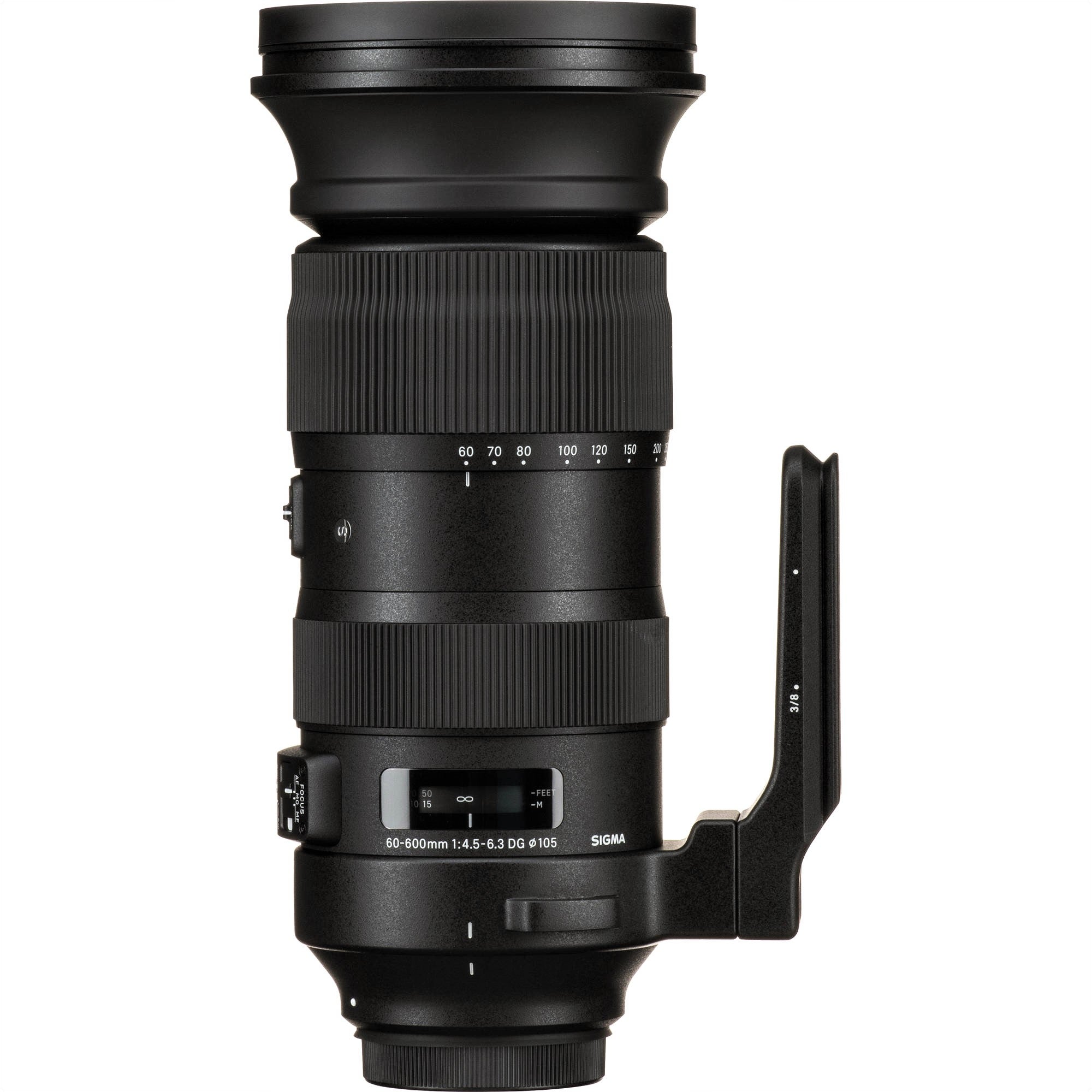 Sigma 60-600mm F4.5-6.3 DG OS HSM Sports Lens for Nikon F Mount - Telephoto Zoom Lens for Wildlife, Sports & Action Photography