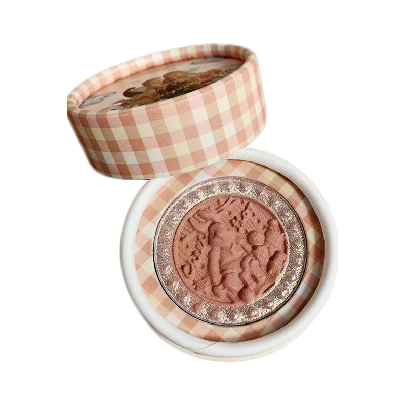 CHEERFLOR Angel Embossed Blush - Matte & Shimmer Pressed Powder Makeup for Cheeks | Perfect for Everyday Wear, Date Night & Special Occasions