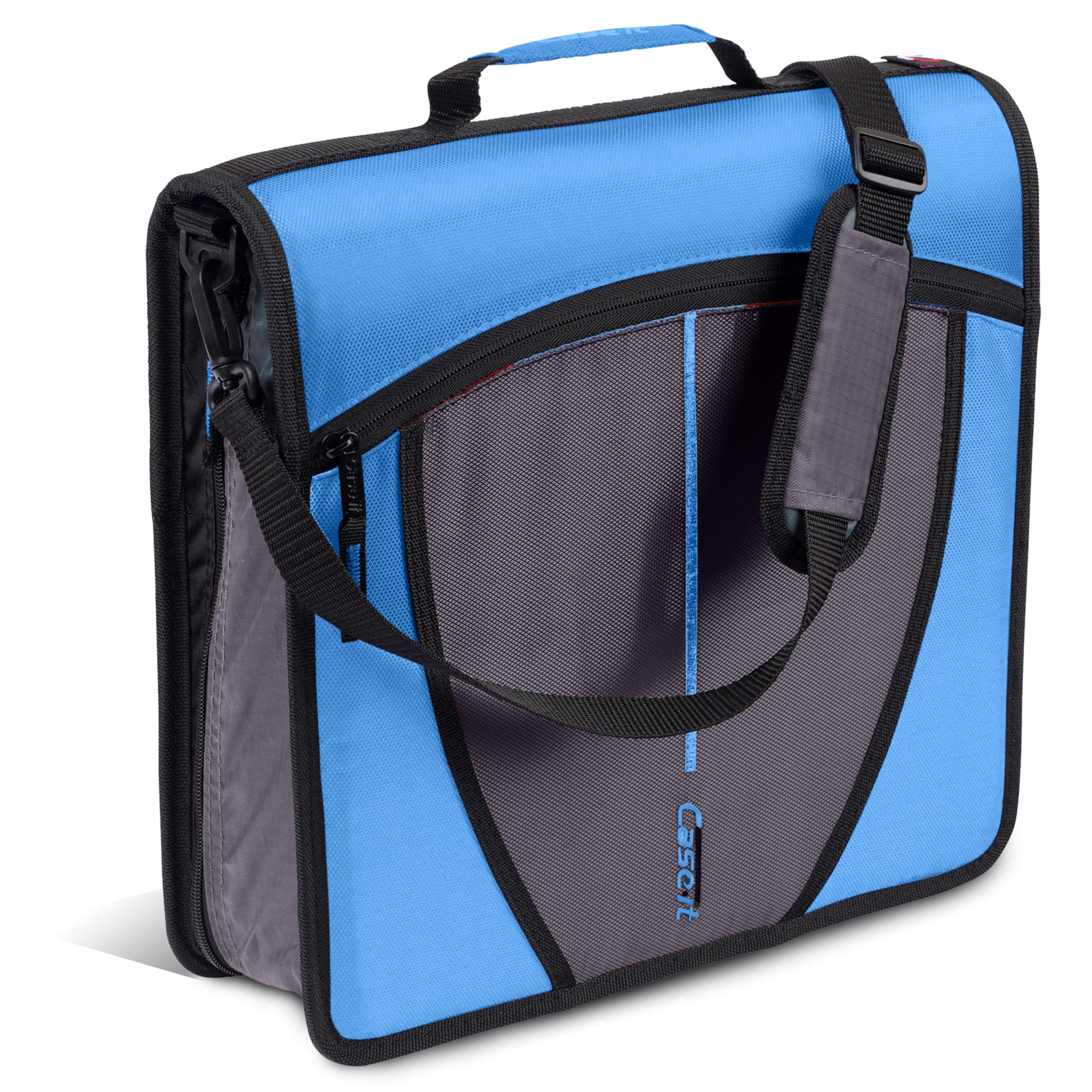 Case-it Mighty Zip Tab Zipper Binder - 3