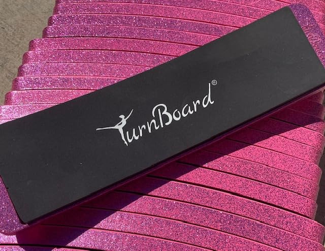 Official Pink Sparkle TurnBoard - Ballet Dance Training Spinner for Kids & Adults | Perfect for Ballet Practice, Gymnastics & Dance Rehearsals at Home or Studio