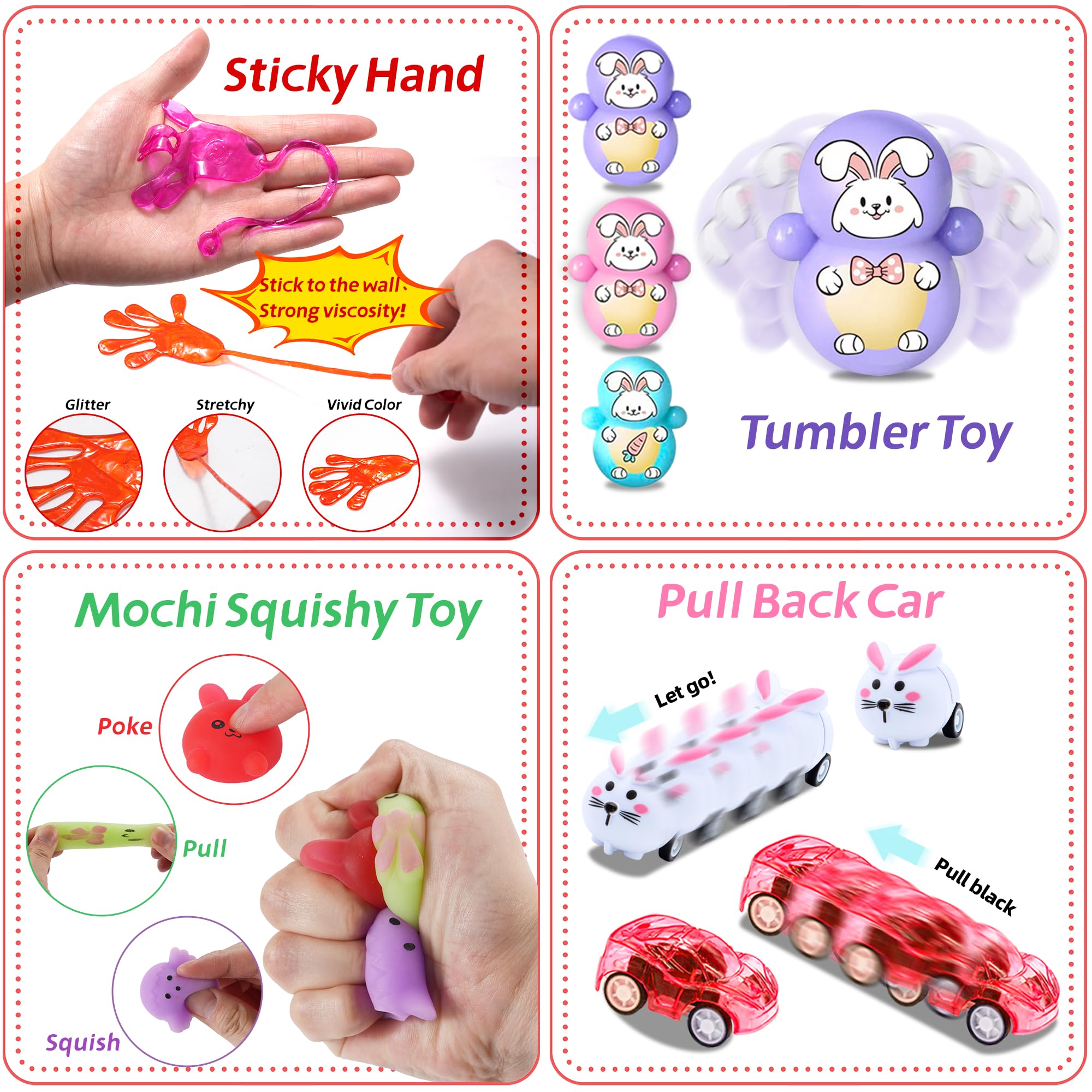 165PCS Prefilled Easter Eggs with Toys - Easter Hunt & Party Favors for Kids - Classroom Prizes & Basket Stuffers