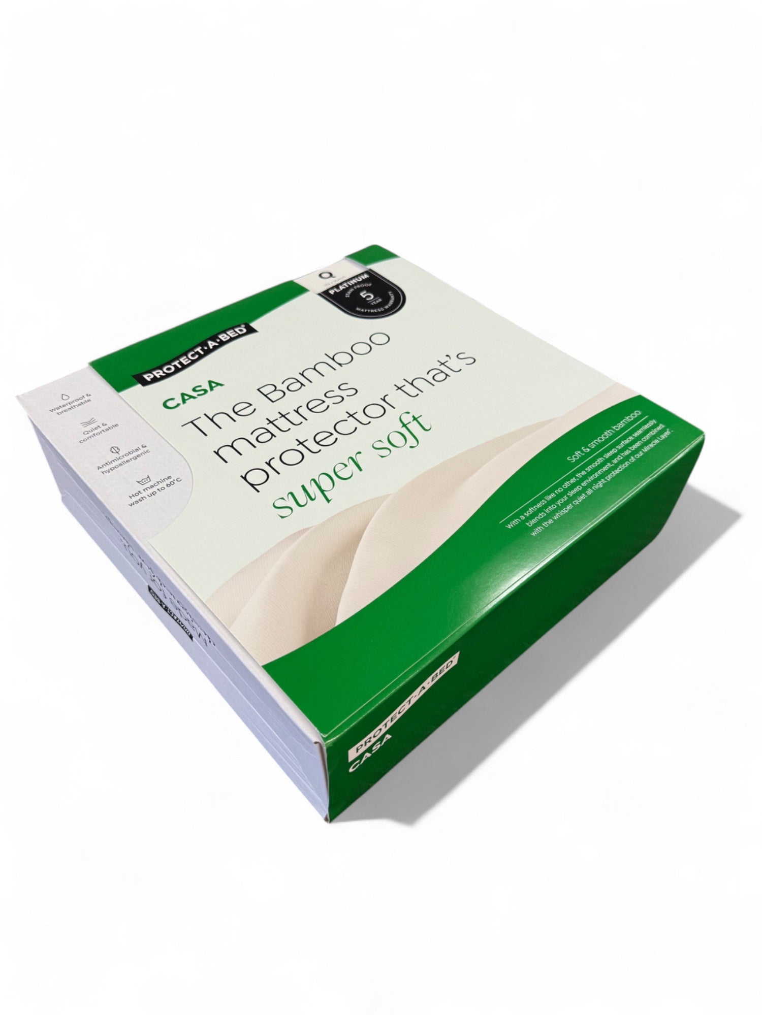 Waterproof Mattress Protector - Queen Size, Hypoallergenic, Breathable, Noiseless Bed Cover - Perfect for Allergy Relief, Bedwetting Protection & Luxury Hotel-Style Comfort